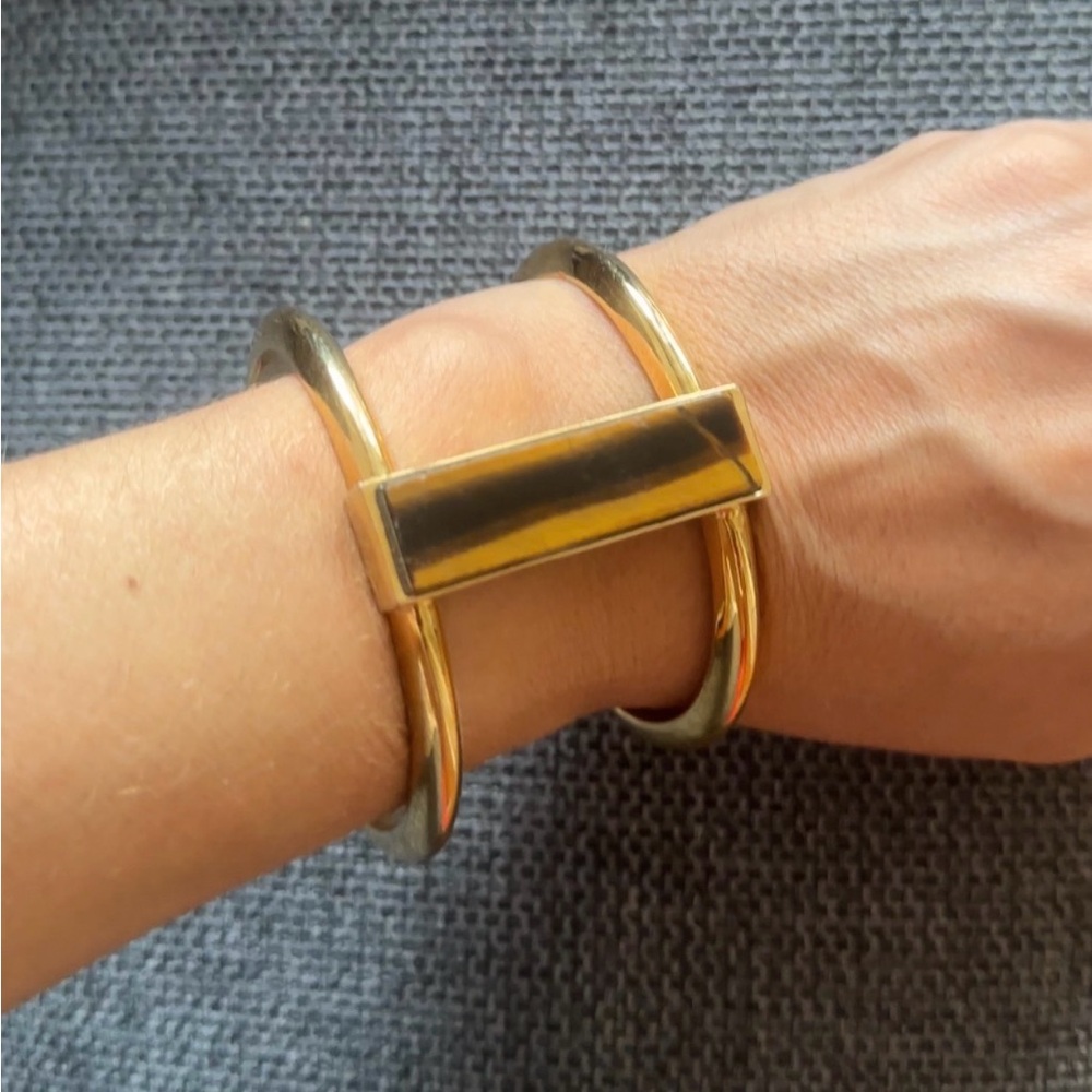 Bracelet tiger eye cuff bracelet. Purchased in London.